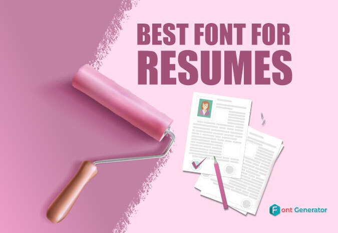 best fonts for resumes