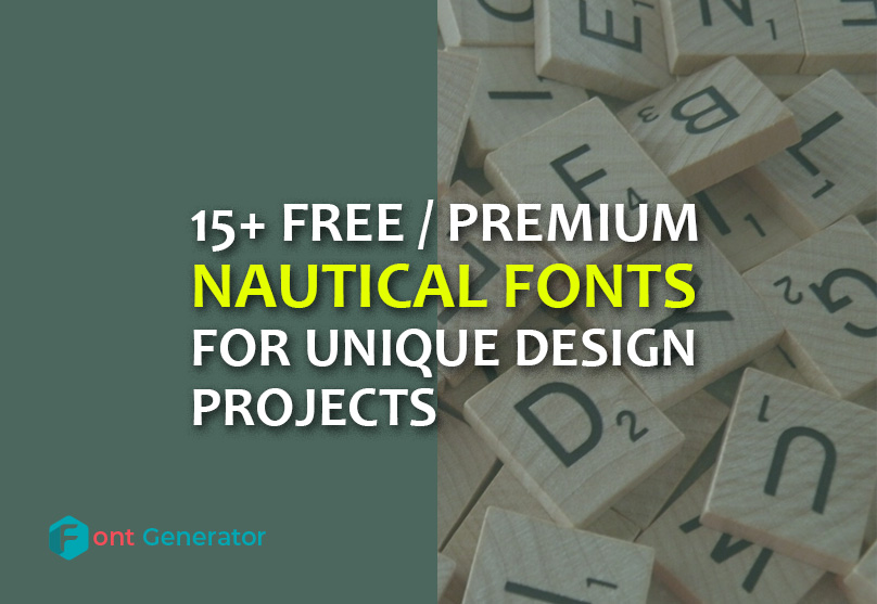 Nautical Fonts - Unique Design Projects