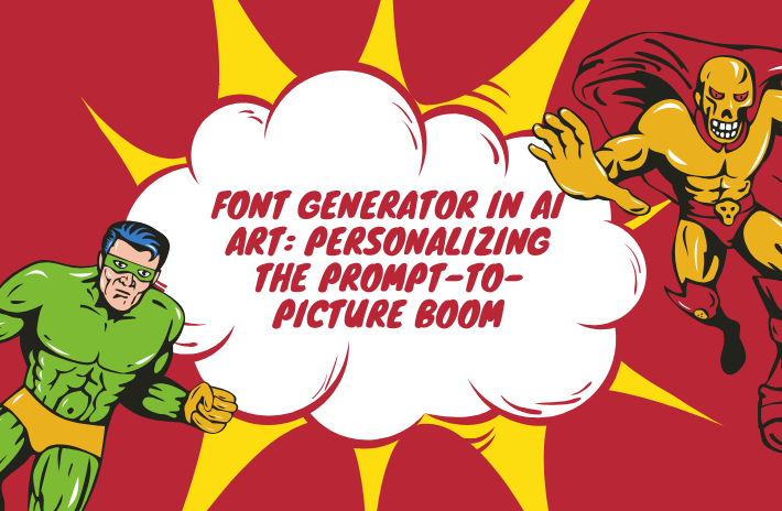 Font Generator in AI Art: Personalizing the Prompt-to-Picture Boom